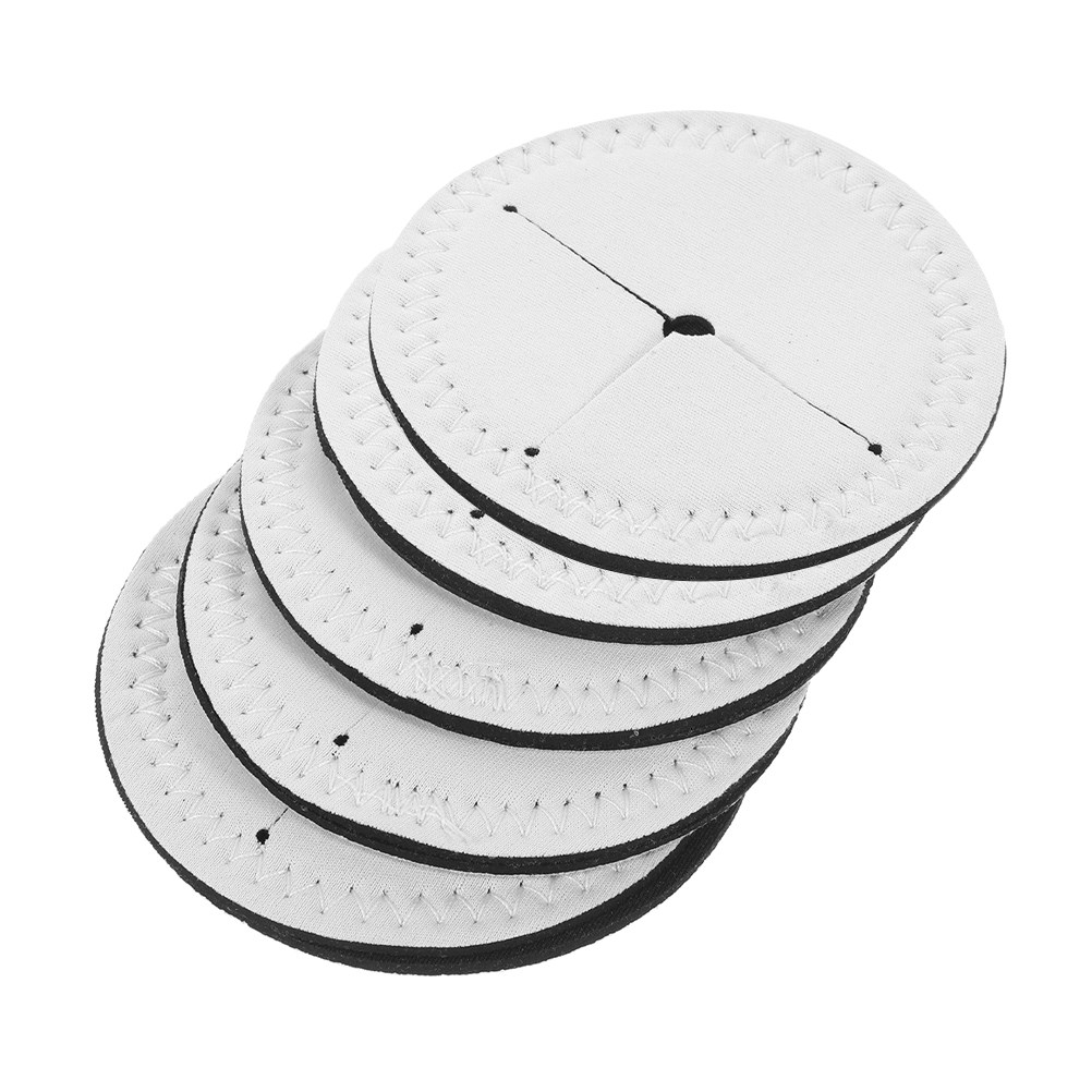 Coaster Sublimation Blank - 5개입 흰색 빈 원형 음료 컵받침