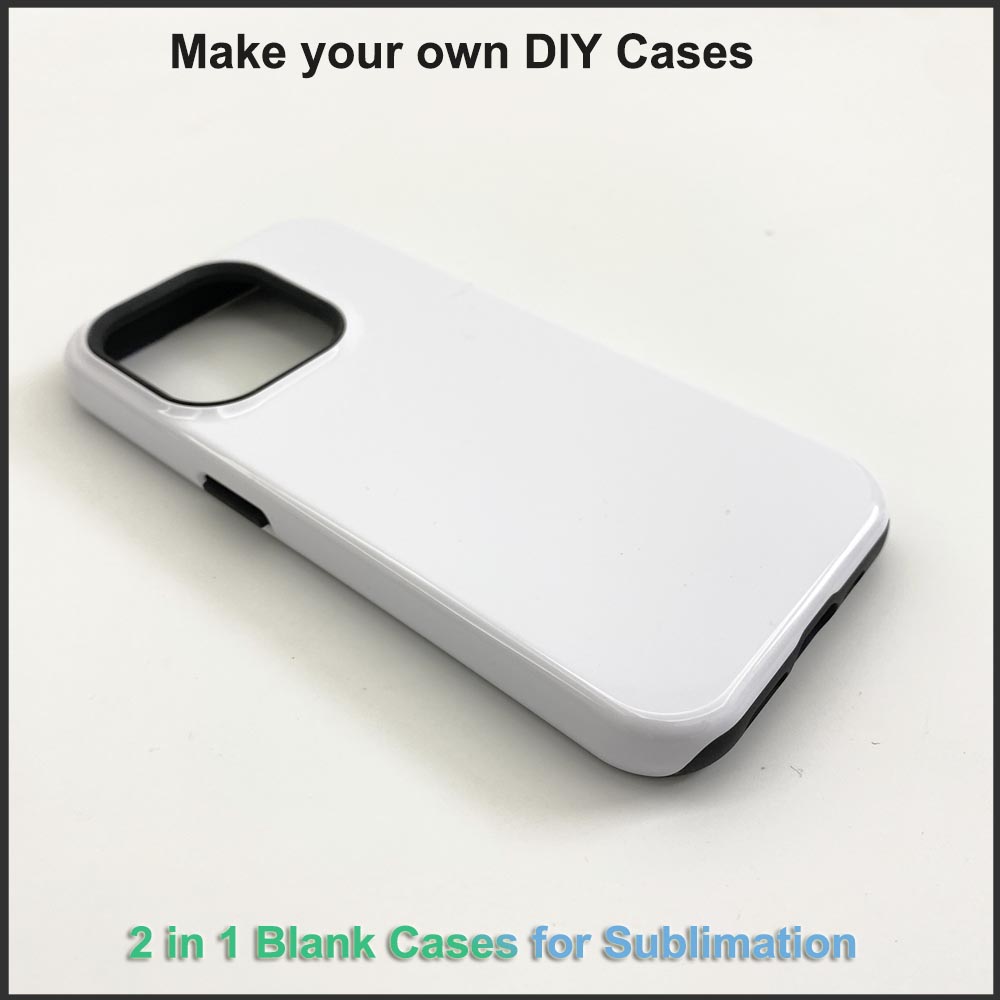 Phone Case Blank Print - 5개 2 in 1 블랭크 폰