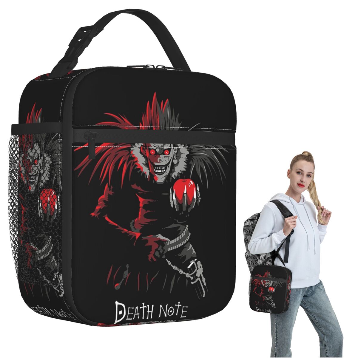 Tote Bag Sublimation - 애니메이션 데스 노트 L-Lawliet 여성용 절연