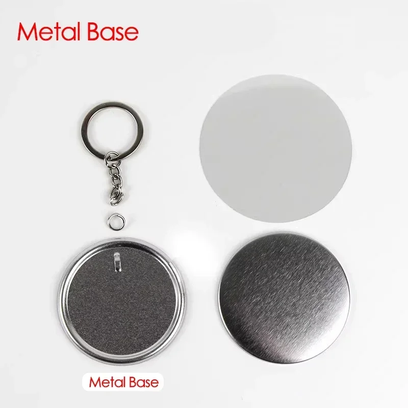 100PCS 44mm 58mm 키 체인 배지 부품 만들 - Button Badge Blank 리뷰 및 가격