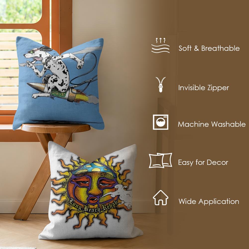 S-Sublime Band 레게 쿠션 커버 에코 린넨  - Pillow Cover Sublimation 리뷰 및 가격