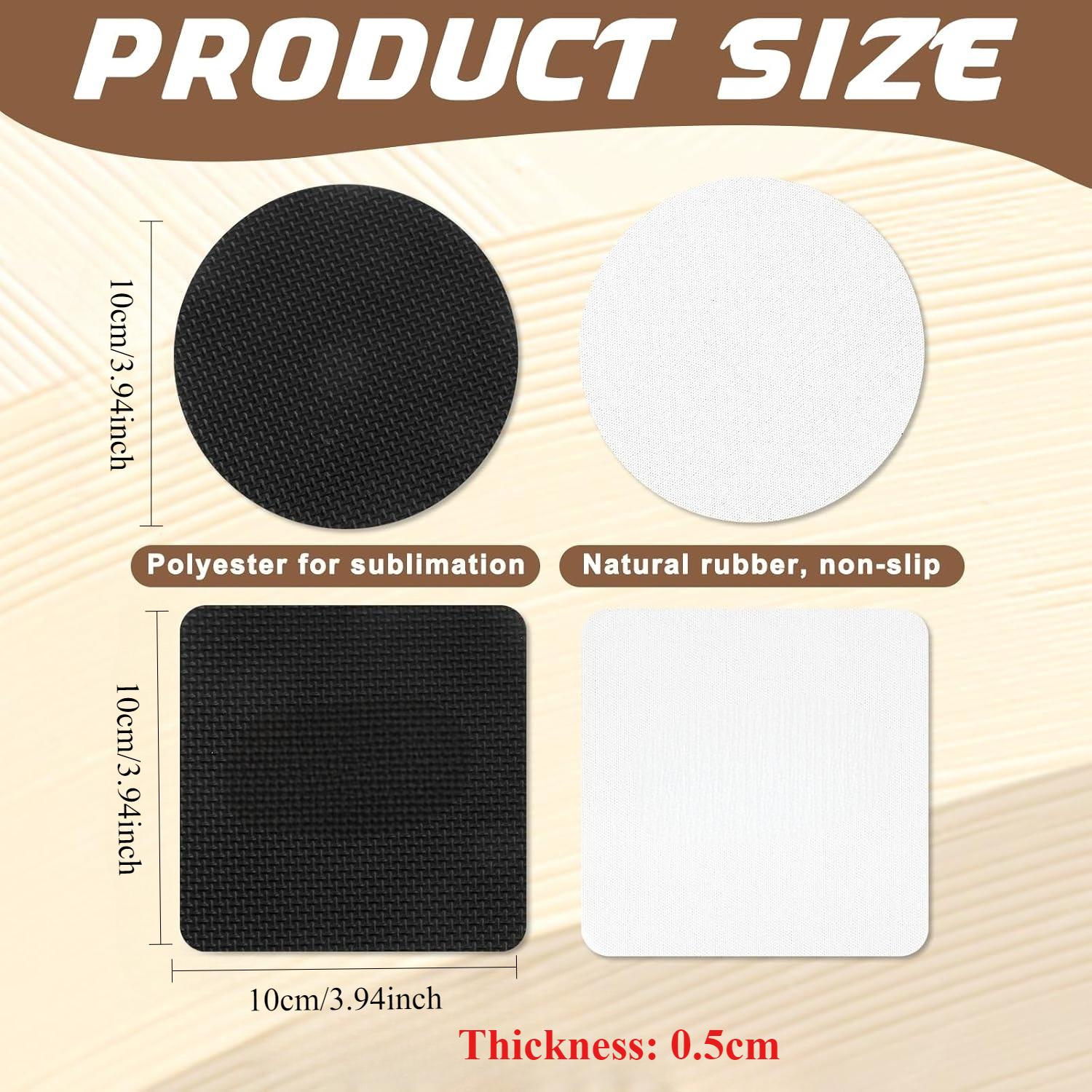 10개 세트 승화 코스터 블랭크 – 열 프레스 전사 인 - Coaster Sublimation Blank 리뷰 및 가격