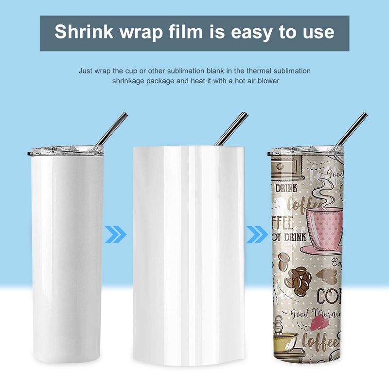 30Pcs 승화 수축 필름, 3가지 크기 열전달 수축  - Sublimation Mug White 리뷰 및 가격