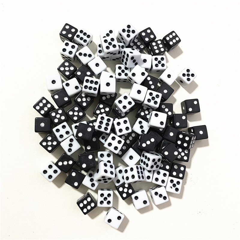 50 조각 10mm 아크릴 스퀘어 포인트 주사위 퍼즐  - Puzzle Blank White 리뷰 및 가격