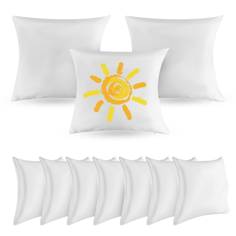 40X40 흰색 일반 승화 블랭크 베개 커버 쿠션 커버 - Pillow Cover Sublimation 리뷰 및 가격