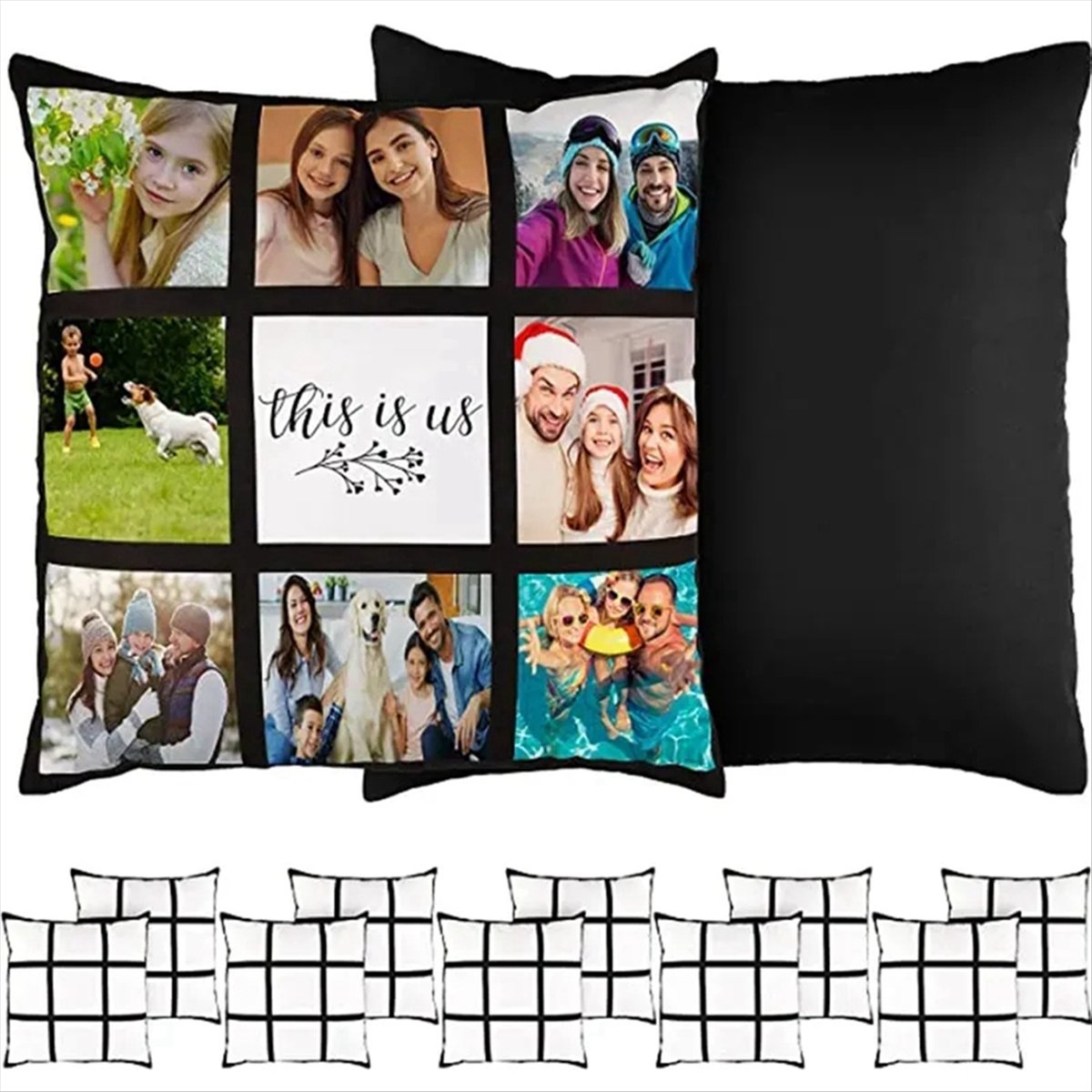 A75K 6개입 승화 인쇄용 블랭크 패널 베개 커버 D - Pillow Cover Sublimation 리뷰 및 가격