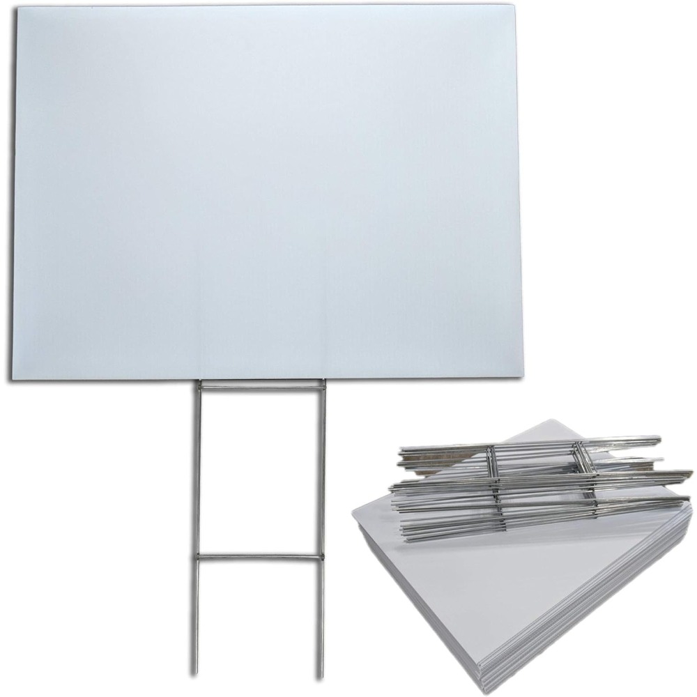 미국에서 배송된 50개입 18x24 빈 야드 사인(주차 - Yard Sign Blank 리뷰 및 가격