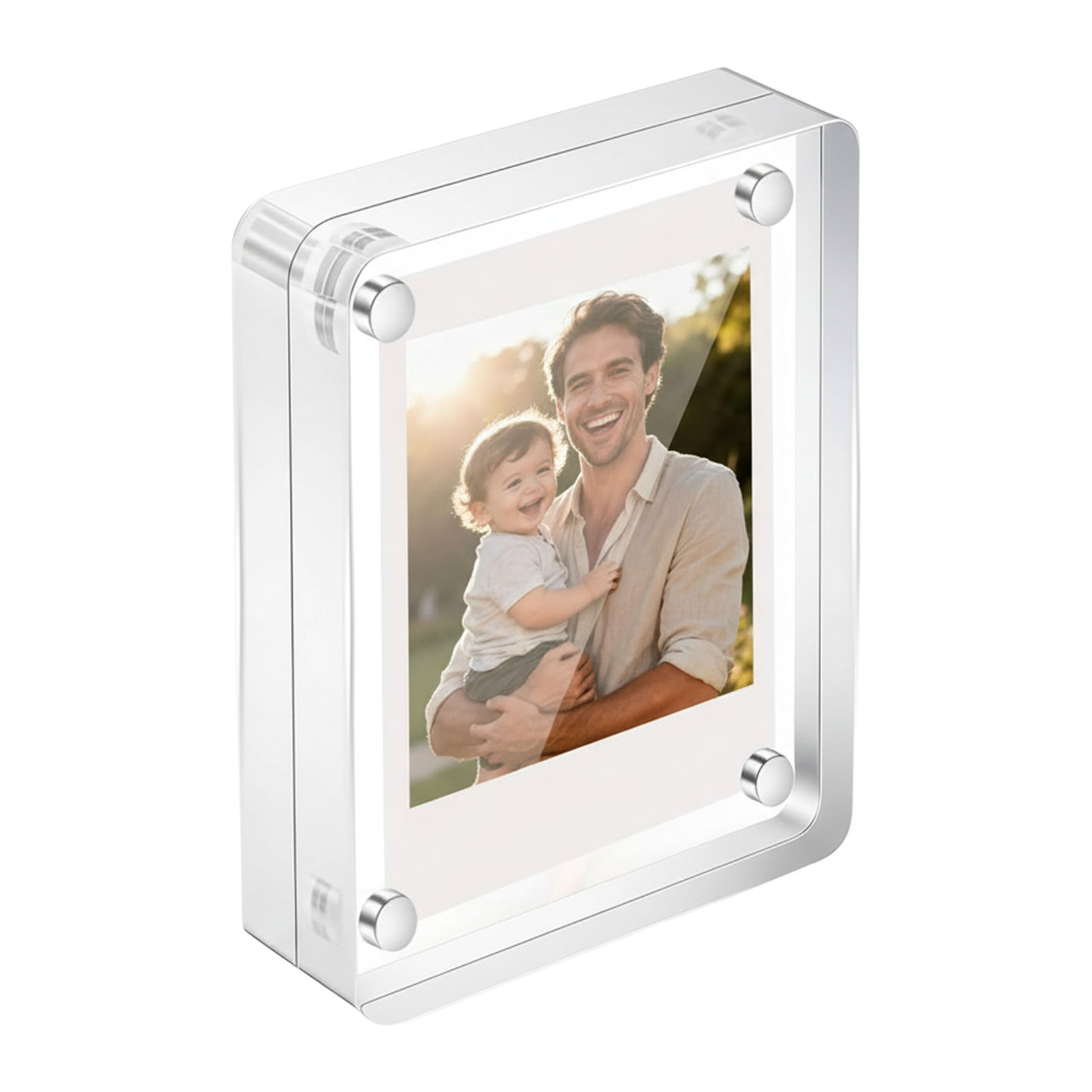 아크릴 자석 사진 액자 2.5x3.5인치 10+10mm - Photo Acrylic Block 리뷰 및 가격