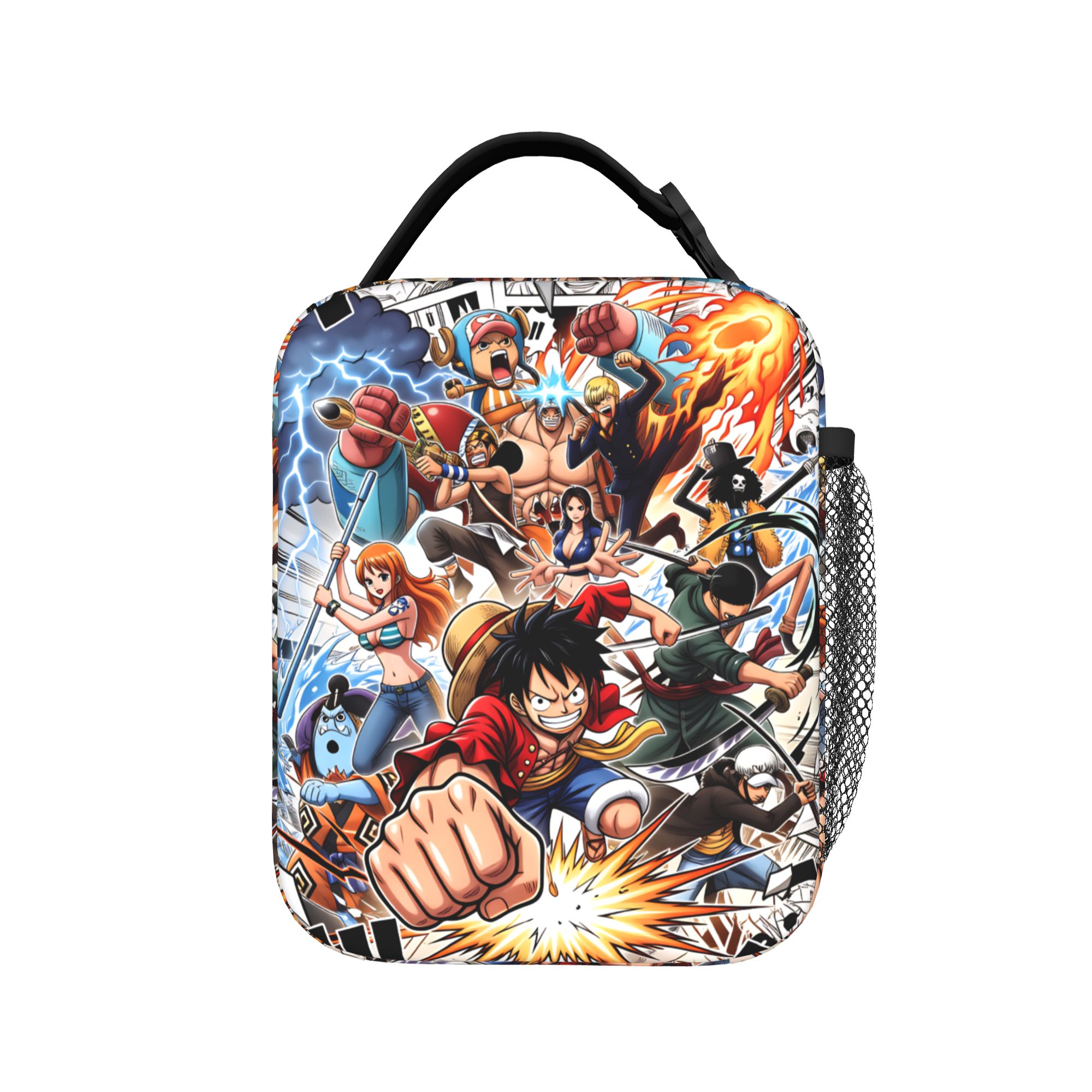 원피스 루피 보온 도시락 가방 여성용 재사용 가능 애니 - Tote Bag Sublimation 리뷰 및 가격