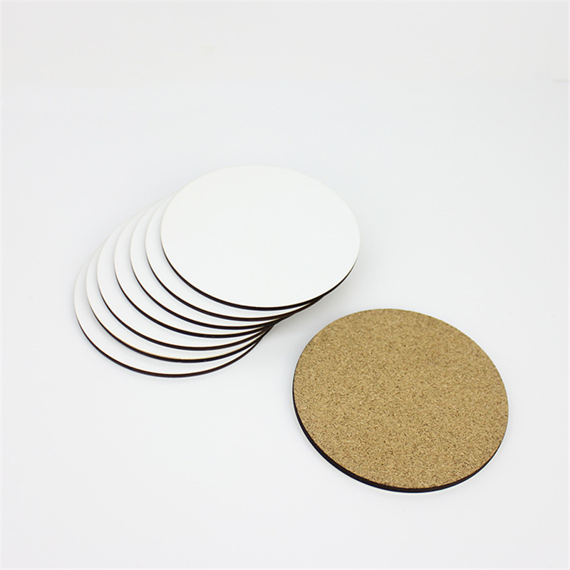 100 개/몫 DIY 승화 빈 코스터 나무 절연 코르크 - Coaster Sublimation Blank 리뷰 및 가격