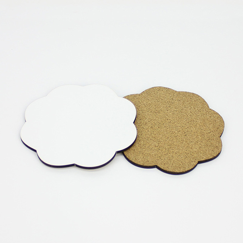 100 개/몫 DIY 승화 빈 코스터 나무 절연 코르크 - Coaster Sublimation Blank 리뷰 및 가격