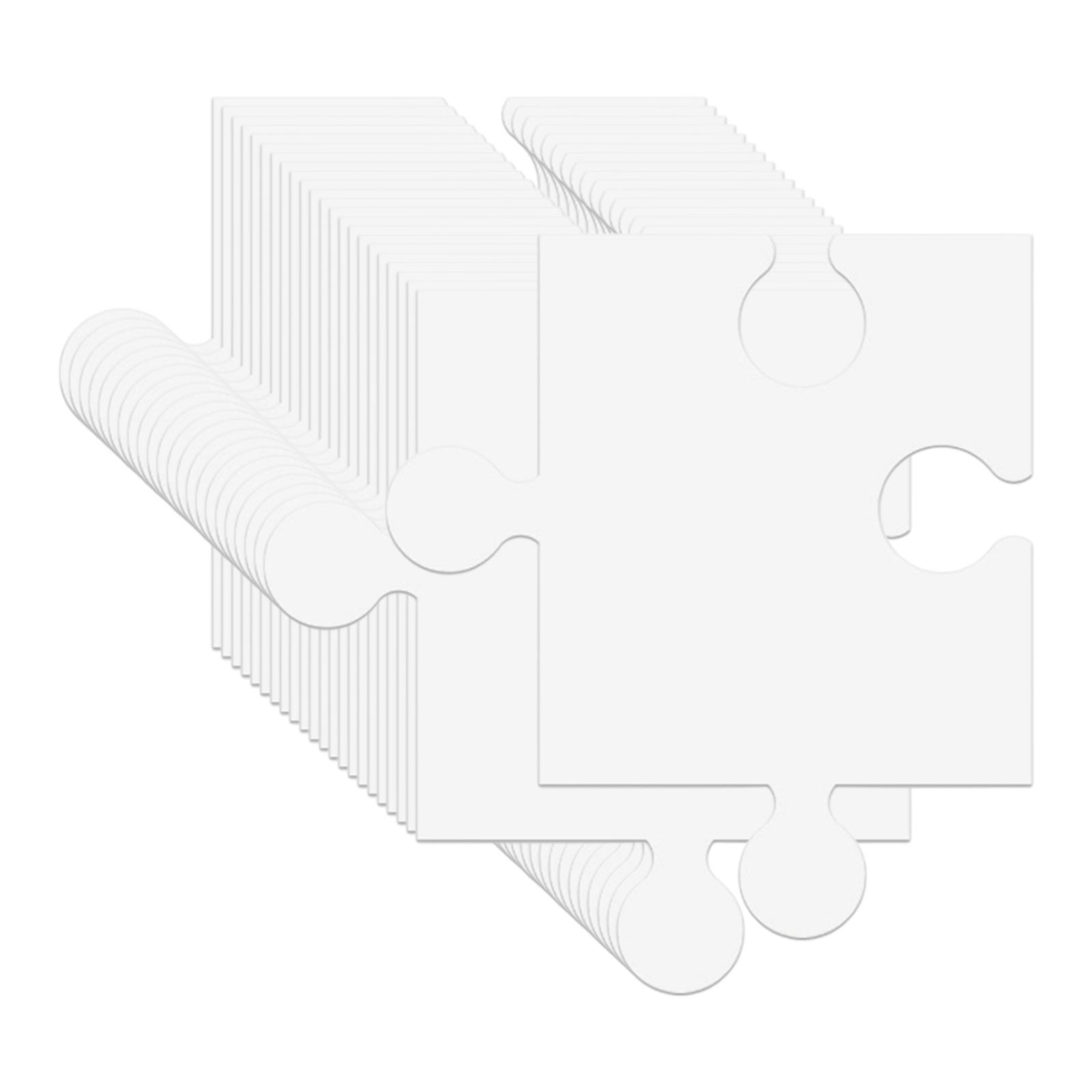 24개 흰색 판지 빈 직소 퍼즐 템플릿 DIY 아트워크 - Puzzle Blank White 리뷰 및 가격